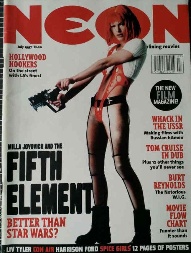NEON magazine cover Issue 7 July 1997