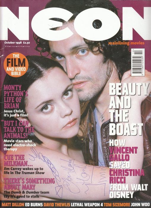 NEON magazine side cover Issue 22 October 1998