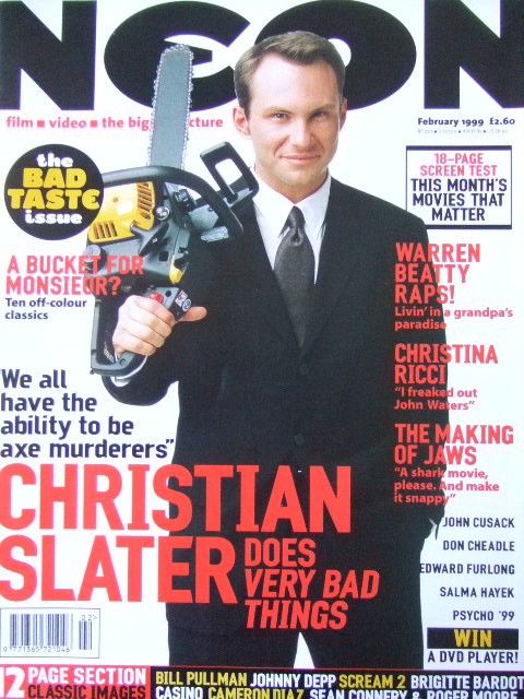 NEON magazine side cover Issue 26 February 1999