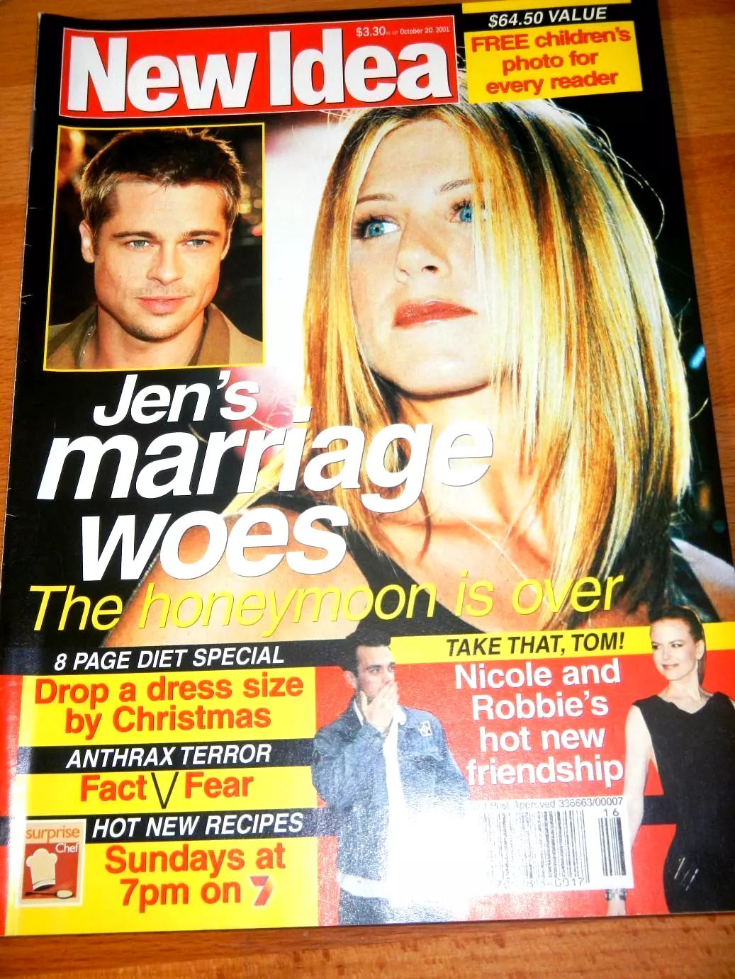 NEW IDEA magazine cover 20 October 2002