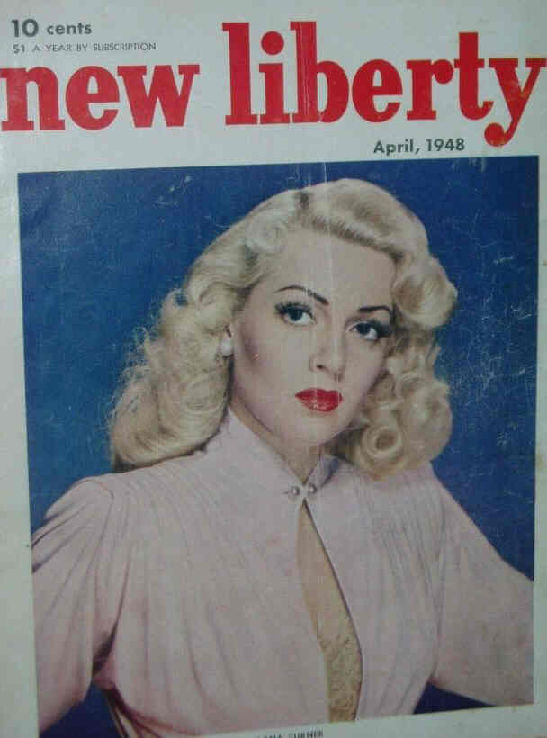LIBERTY magazine side cover  April 1948