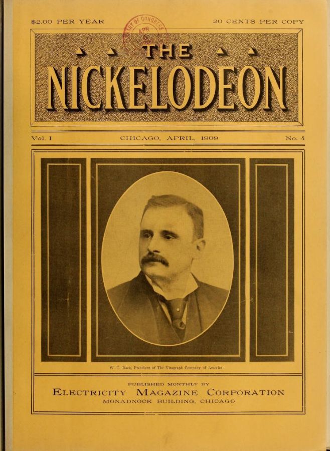 NICKELODEON magazine cover Issue 4 April 1909