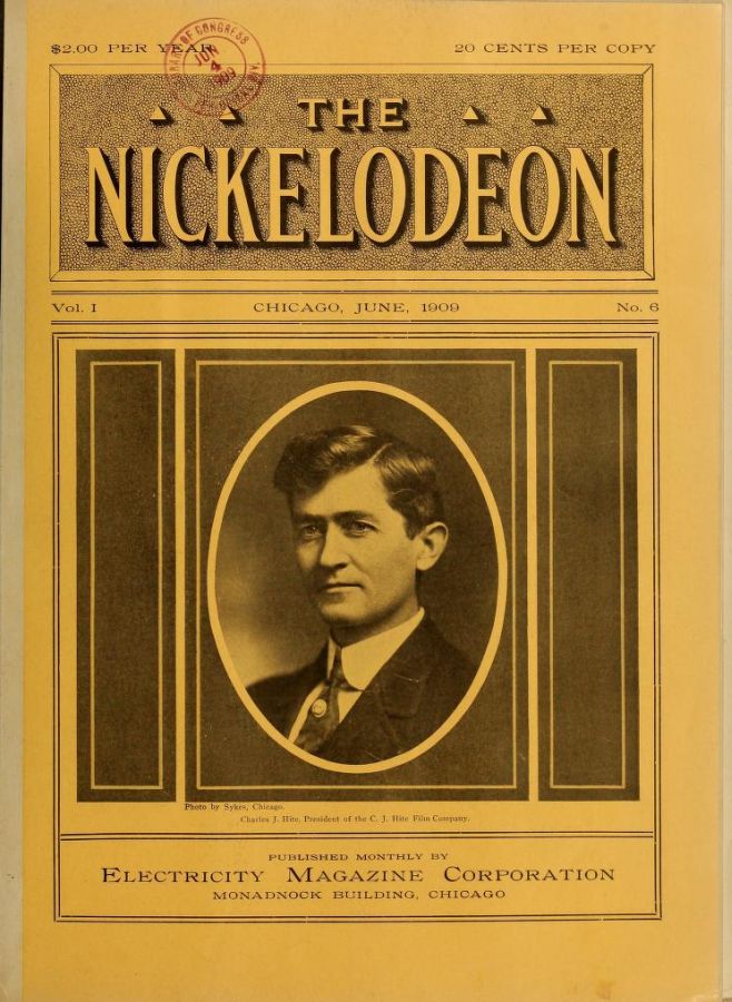 NICKELODEON magazine cover Issue 6 June 1909