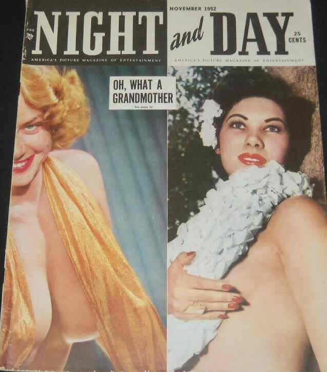 NIGHT AND DAY magazine cover  November 1952