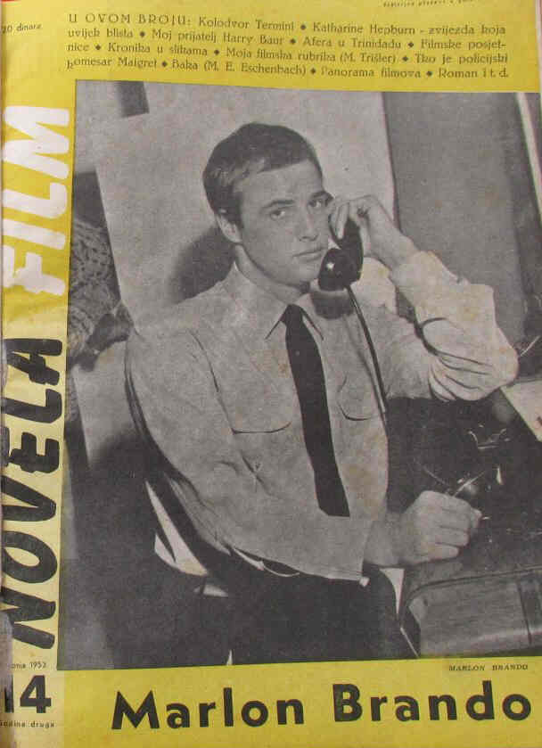 NOVELA FILM magazine cover Issue 14   1953