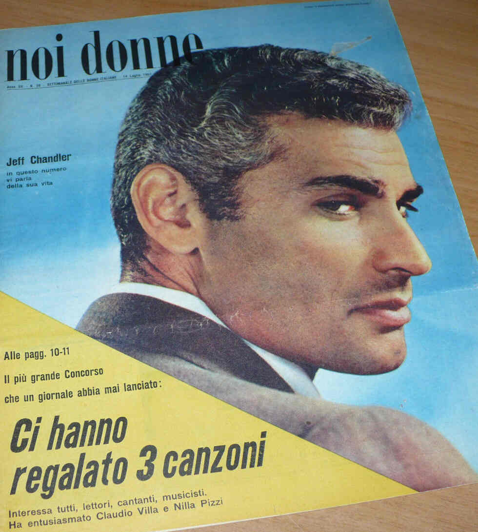 NOI DONNE magazine side cover Issue 28 14 July 1957
