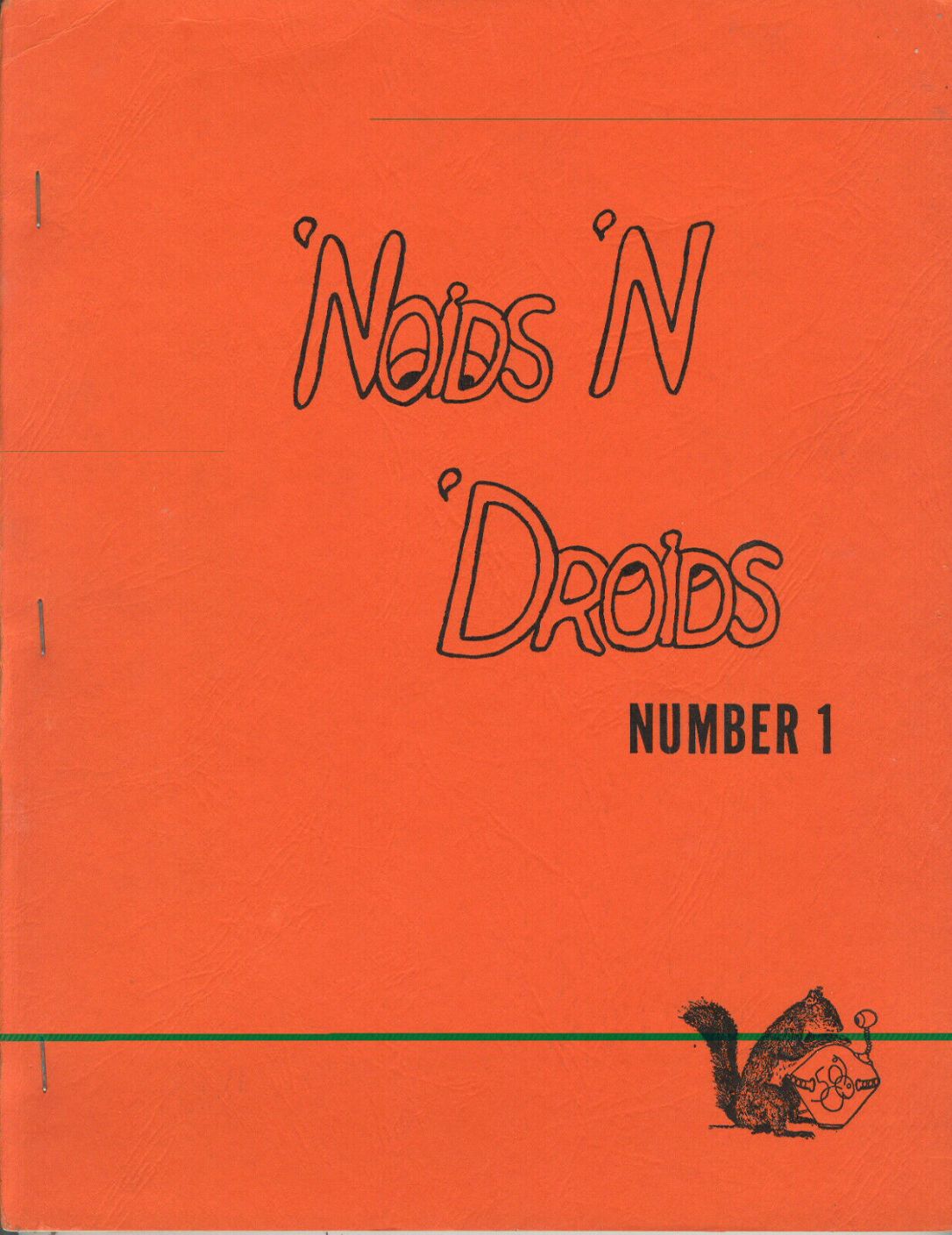 NOIDS N DROIDS magazine cover Issue 1  December 1981