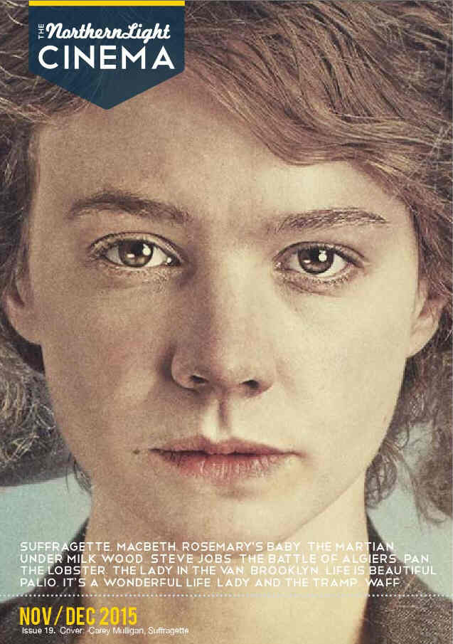 NORTHERN LIGHT CINEMA magazine side cover Issue 19 November/December 2015