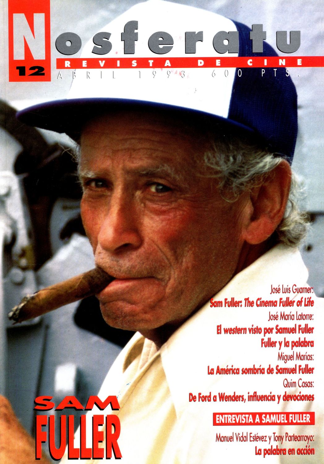 NOSFERATU magazine cover Issue 12 April 1993