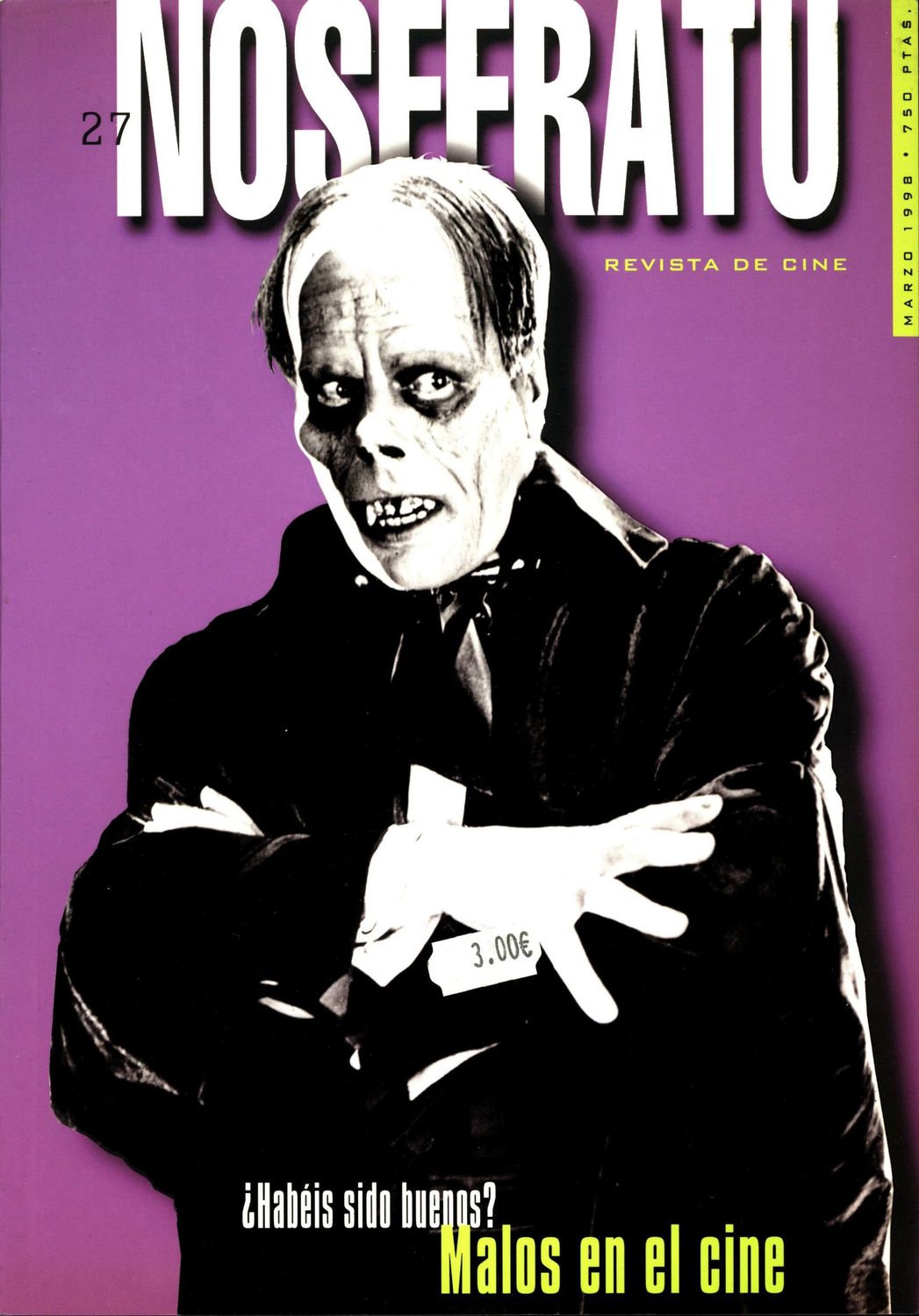 NOSFERATU magazine cover Issue 27 March 1998