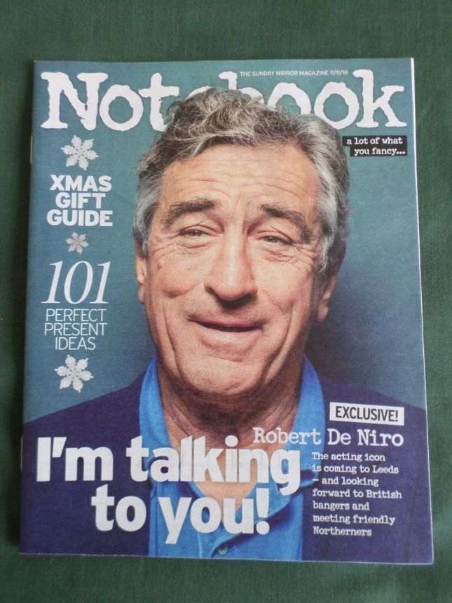 NOTEBOOK magazine cover 11 November 2018