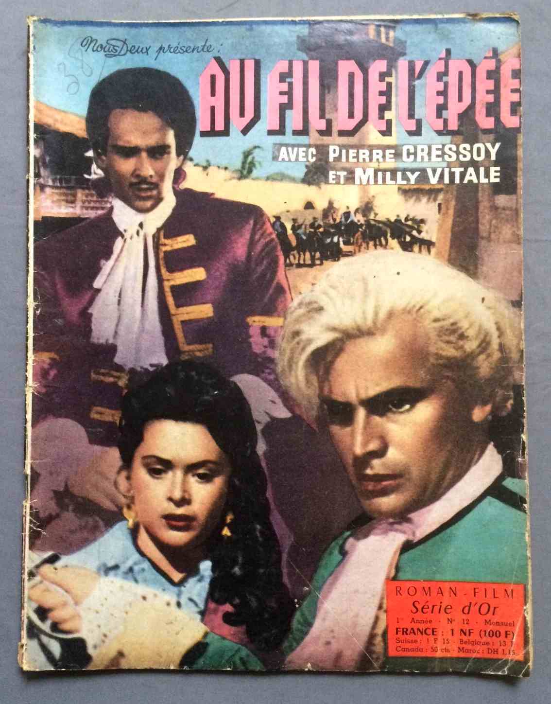 NOUS DEUX FILM magazine cover Issue 12  1956