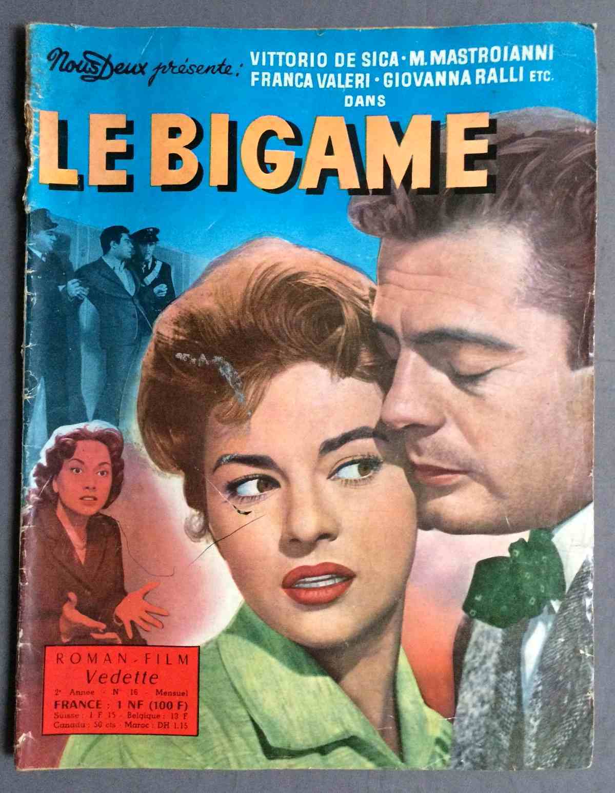 NOUS DEUX FILM magazine cover Issue 16  1957