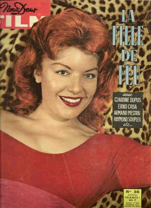 NOUS DEUX FILM magazine cover Issue 36  1958