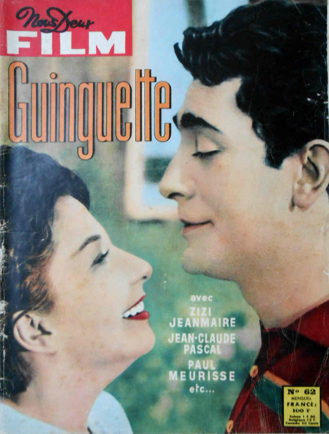 NOUS DEUX FILM magazine cover Issue 62  1959