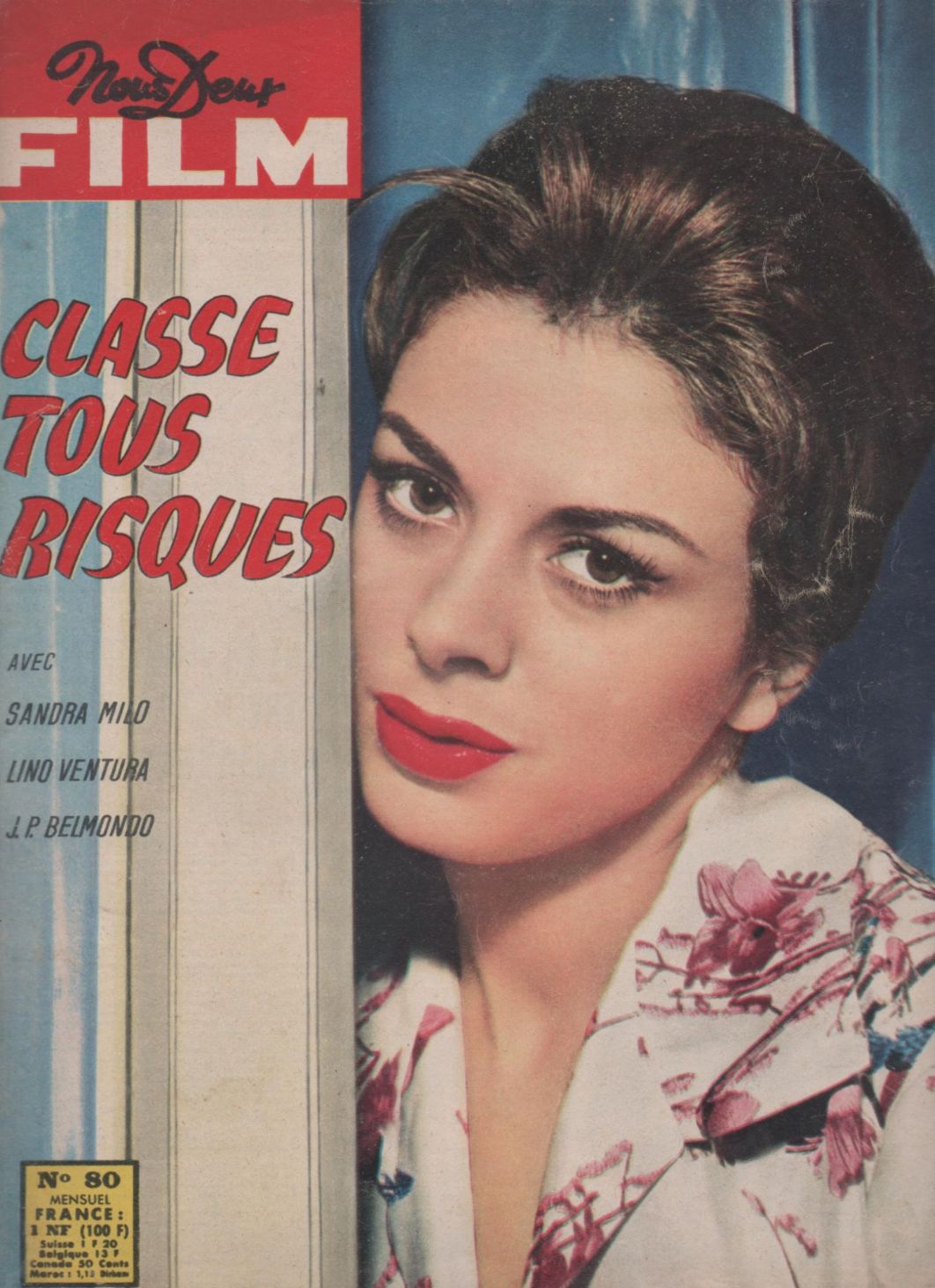NOUS DEUX FILM magazine cover Issue 80  1960