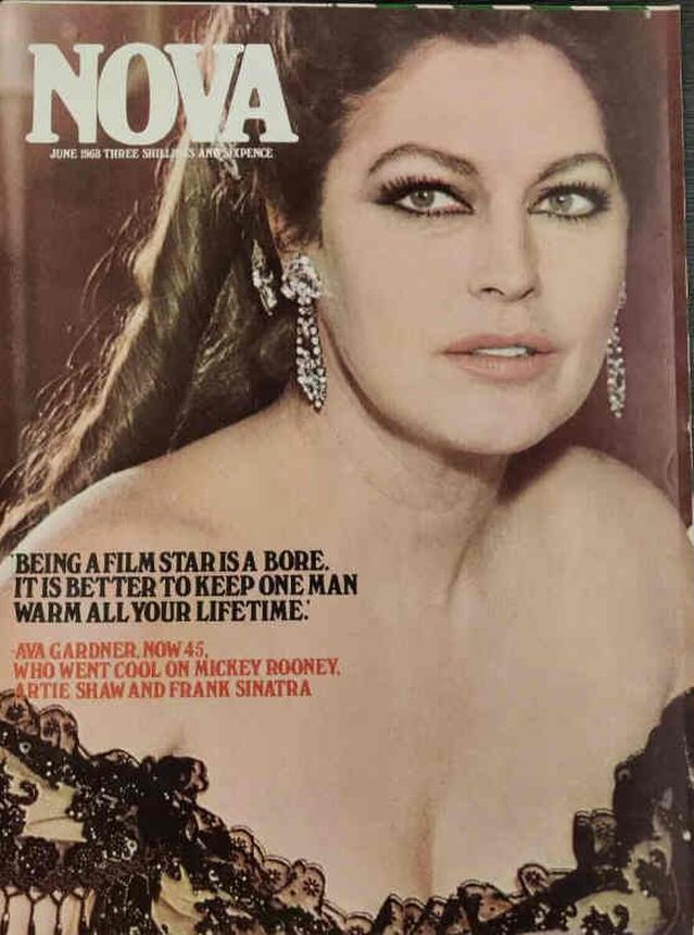 NOVA UK magazine side cover  June 1968