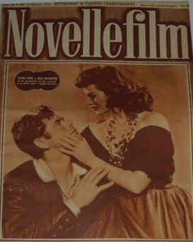 NOVELLE FILM magazine side cover Issue 105 24 December 1949