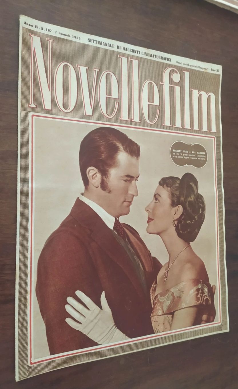 NOVELLE FILM magazine side cover Issue 107 7 January 1950