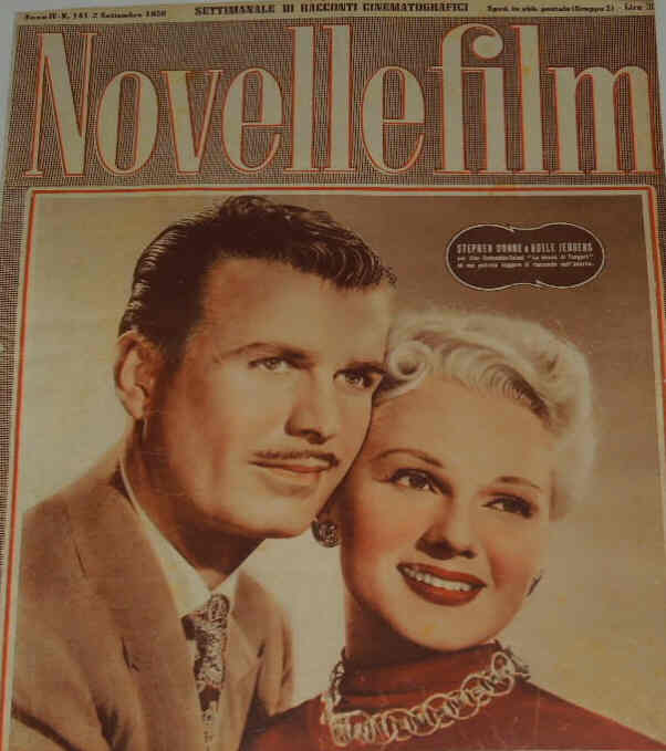 NOVELLE FILM magazine side cover Issue 141 2 September 1950