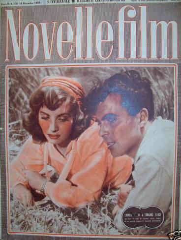 NOVELLE FILM magazine side cover Issue 156 16 December 1950