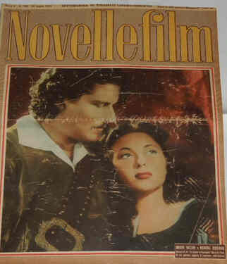 NOVELLE FILM magazine side cover Issue 188 28 July 1951