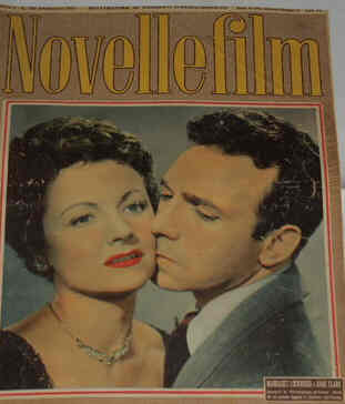 NOVELLE FILM magazine side cover Issue 194 8 September 1951