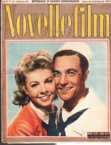 NOVELLE FILM magazine side cover Issue 213 19 January 1952