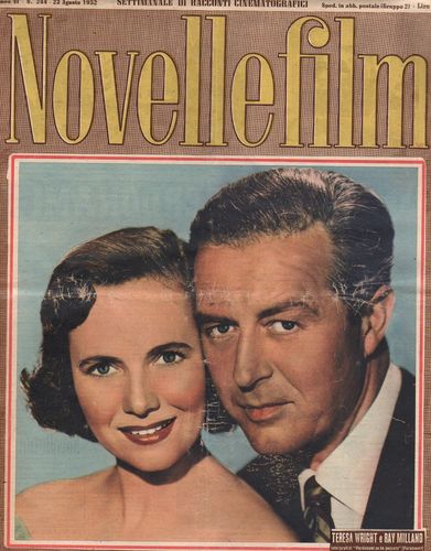 NOVELLE FILM magazine side cover Issue 244 23 August 1952