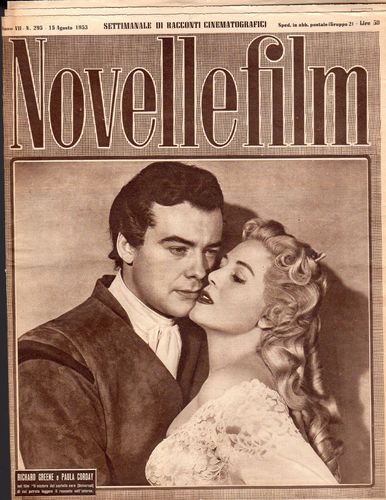 NOVELLE FILM magazine side cover Issue 295 15 August 1953