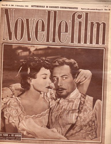 NOVELLE FILM magazine side cover Issue 298 5 September 1953