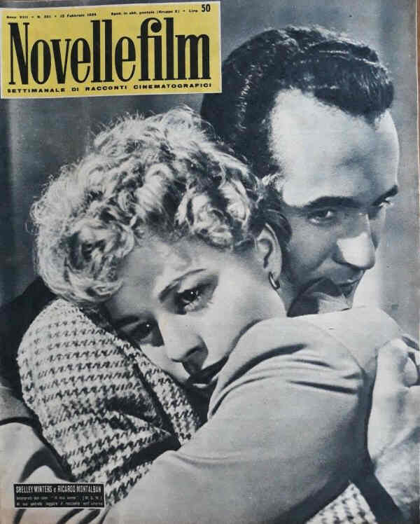 NOVELLE FILM magazine side cover Issue 321 13 February 1954