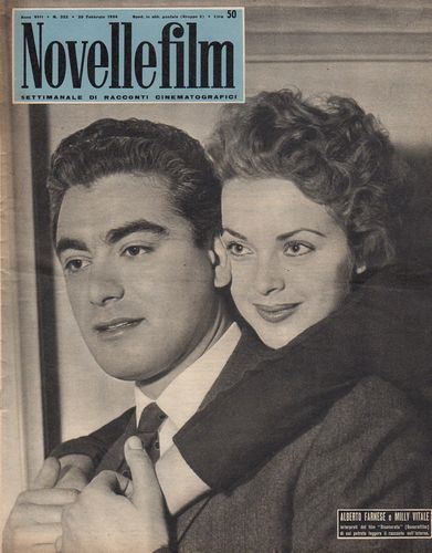NOVELLE FILM magazine side cover Issue 322 20 February 1954