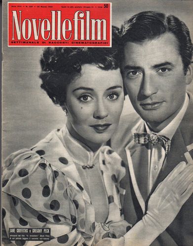 NOVELLE FILM magazine side cover Issue 326 20 March 1954