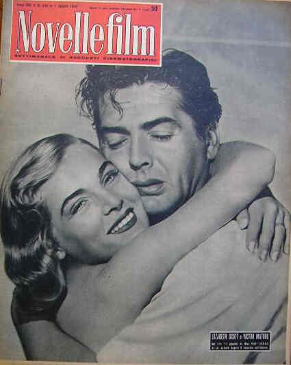 NOVELLE FILM magazine side cover Issue 346 7 August 1954