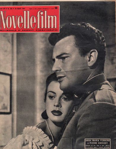NOVELLE FILM magazine side cover Issue 349 28 August 1954