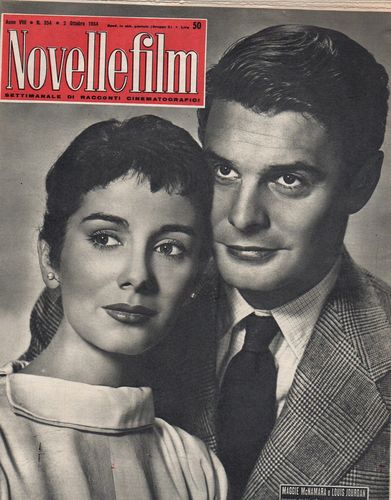 NOVELLE FILM magazine side cover Issue 354 2 October 1954