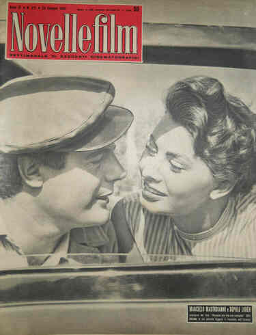 NOVELLE FILM magazine side cover Issue 371 29 January 1955