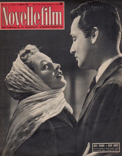 NOVELLE FILM magazine side cover Issue 373 12 February 1955