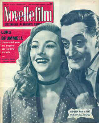NOVELLE FILM magazine side cover Issue 402 3 September 1955