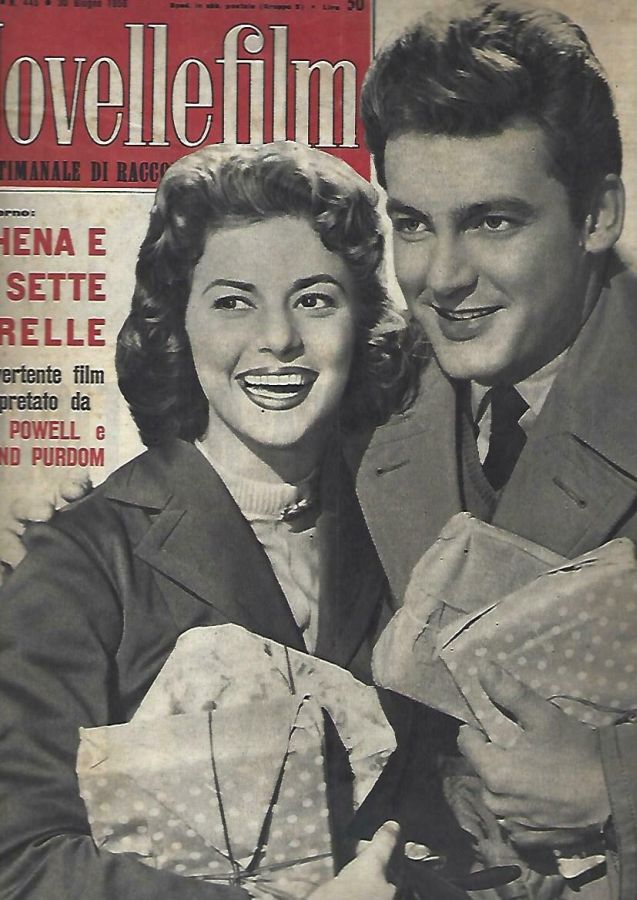 NOVELLE FILM magazine side cover Issue 445 30 June 1956