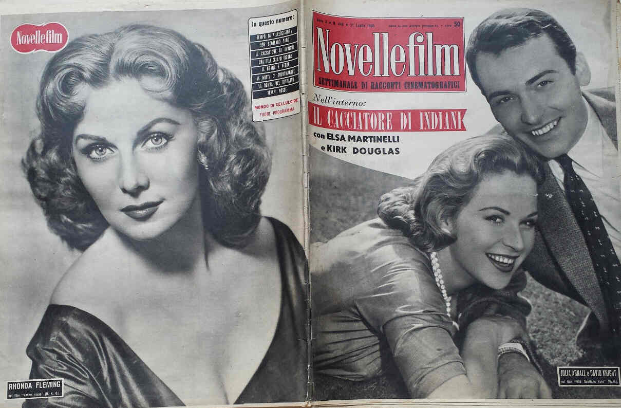 NOVELLE FILM magazine side cover Issue 448 21 July 1956