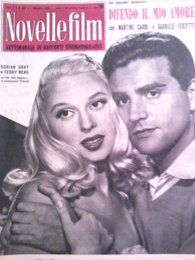 NOVELLE FILM magazine side cover Issue 454 1 September 1956