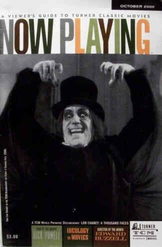 NOW PLAYING magazine cover October 2000