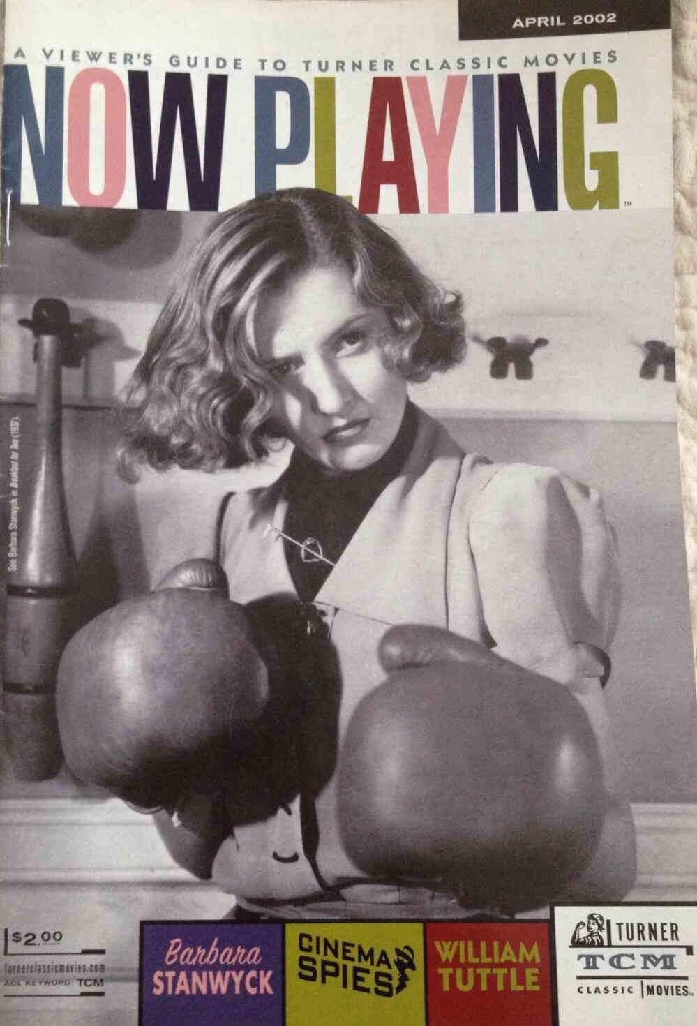NOW PLAYING magazine cover April 2002