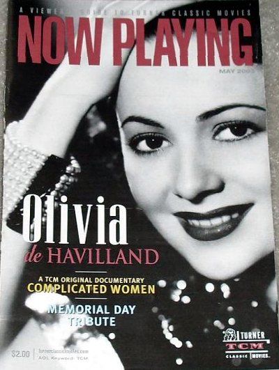 NOW PLAYING magazine cover May 2003