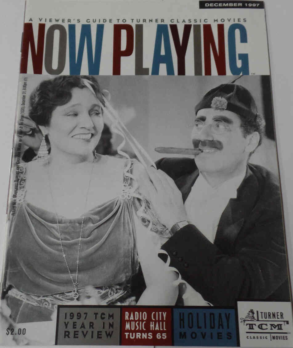NOW PLAYING magazine cover December 1997