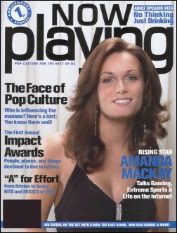 NOW PLAYING (2005) magazine side cover Issue 5  2006