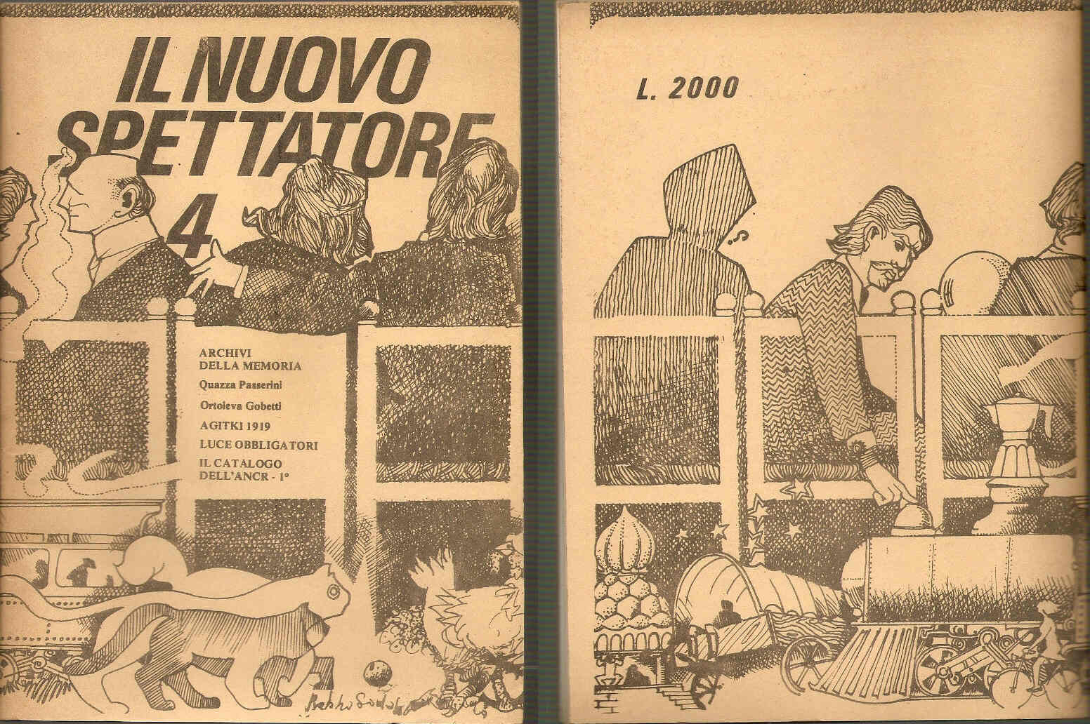 NUOVO SPETTATORE | IL magazine side cover Issue 4  1981
