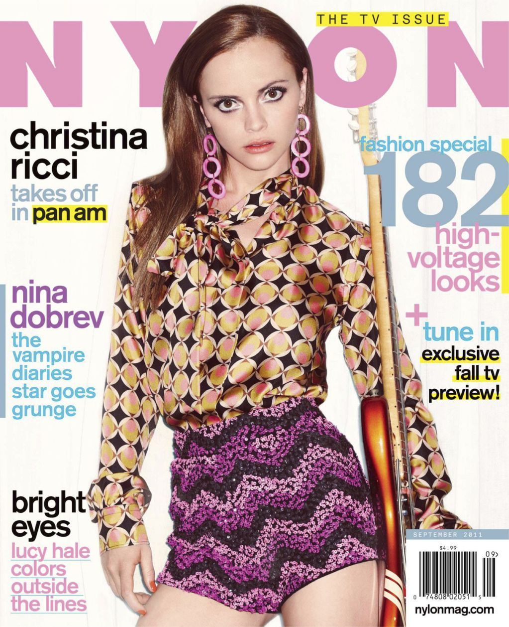 NYLON magazine side cover  September 2011